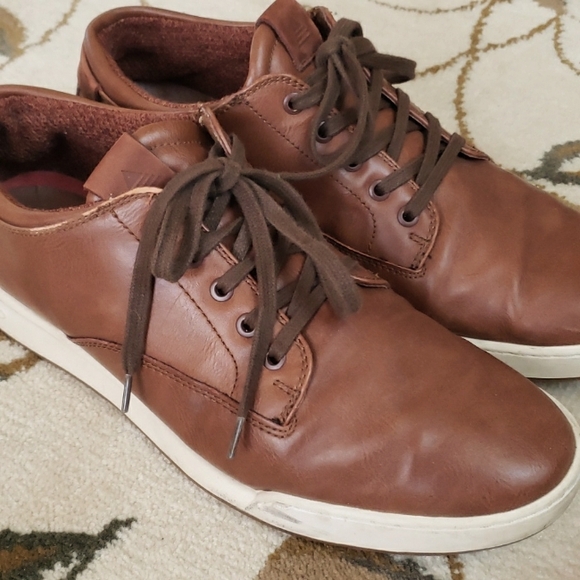 Aldo Mens Nerrawia Casual Shoes Brown Cognac Lace Up Round Toe 9.5 EUR 42.5 - Picture 7 of 16